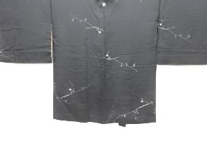 枝葉模様織り出し一つ紋羽織